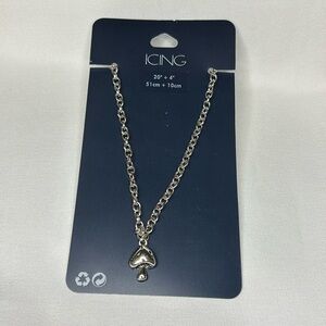 Icing Mushroom Necklace Silver